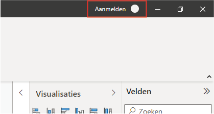 Aanmelden in Power BI