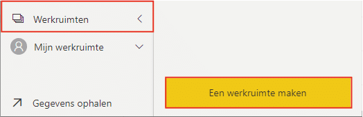 Een werkruimte maken
